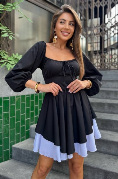 Елегантна сукня з довгим рукавом HEB-1008A530