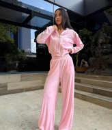 Костюм трійка кроп-топ, худі та штани HEB-1009A610