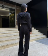 Костюм трійка кроп-топ, худі та штани HEB-1009A610