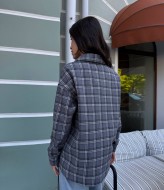 Теплая рубашка в клетку HEB-1007.1A490