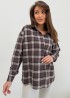Теплая рубашка в клетку HEB-1007.1A490