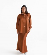 Рубашка из атласа LILO-285A590