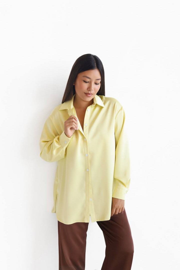 Рубашка из атласа LILO-285A590