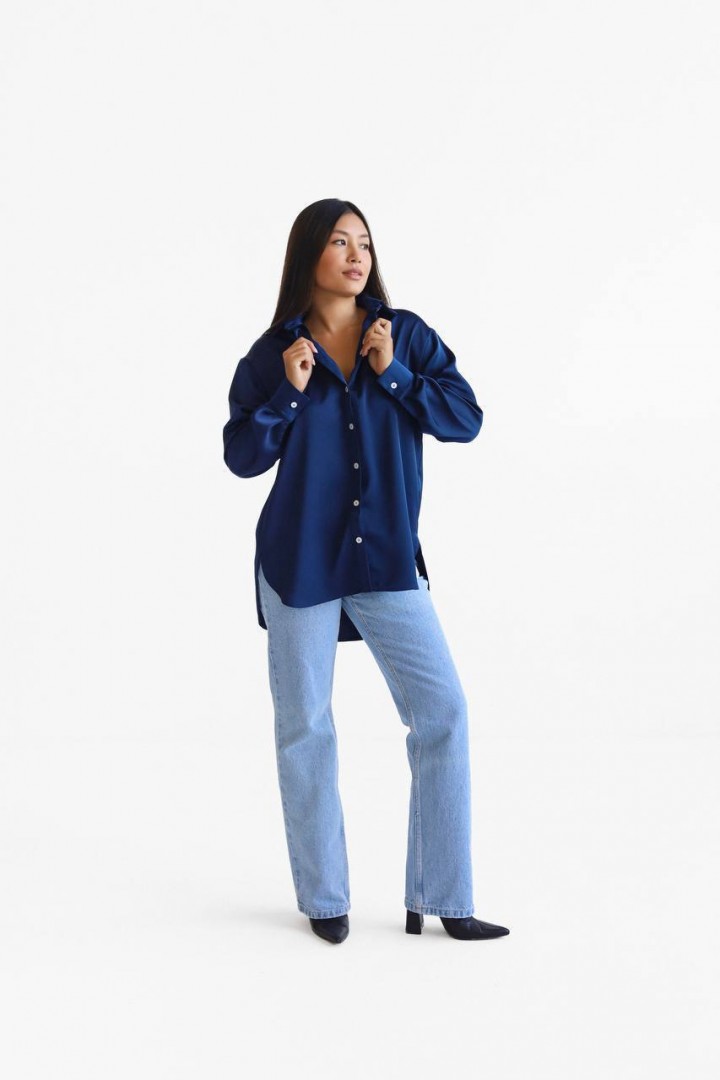 Рубашка из атласа LILO-285A590