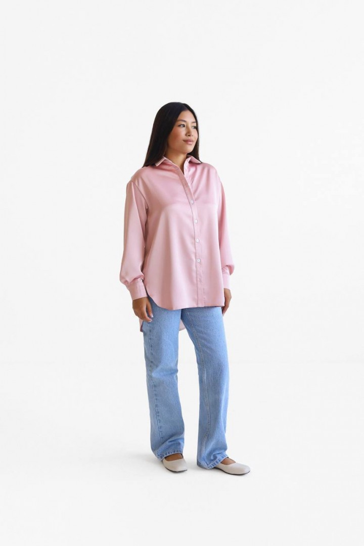 Рубашка из атласа LILO-285A590