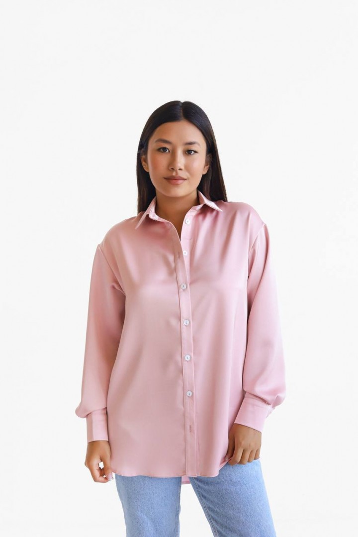 Рубашка из атласа LILO-285A590