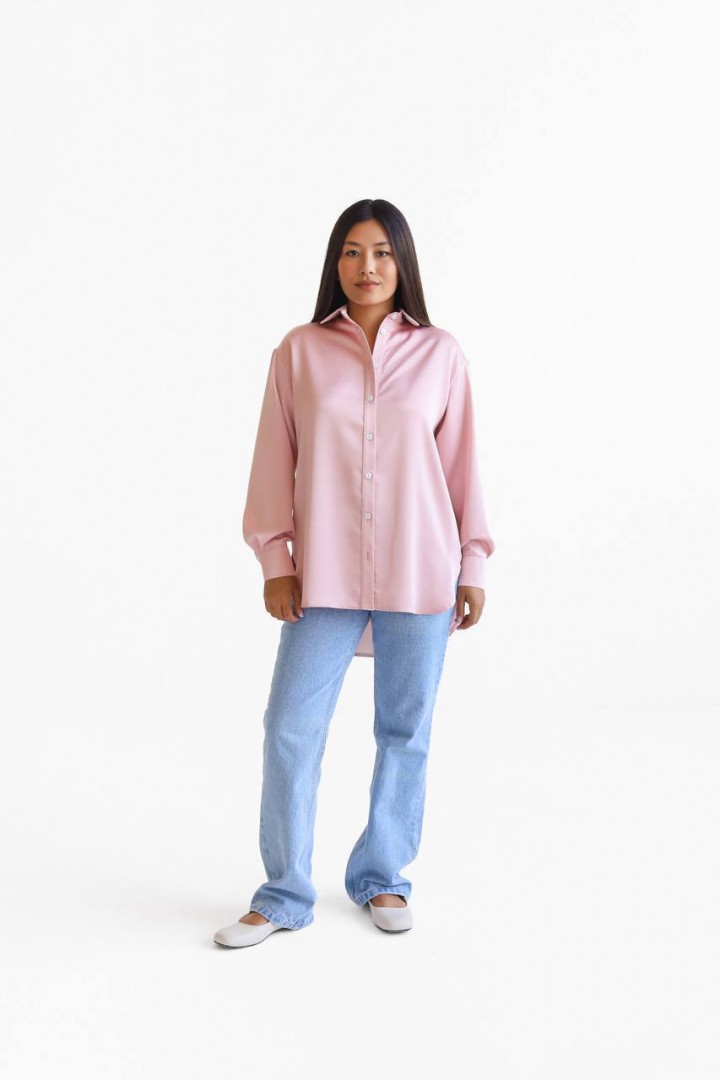 Рубашка из атласа LILO-285A590