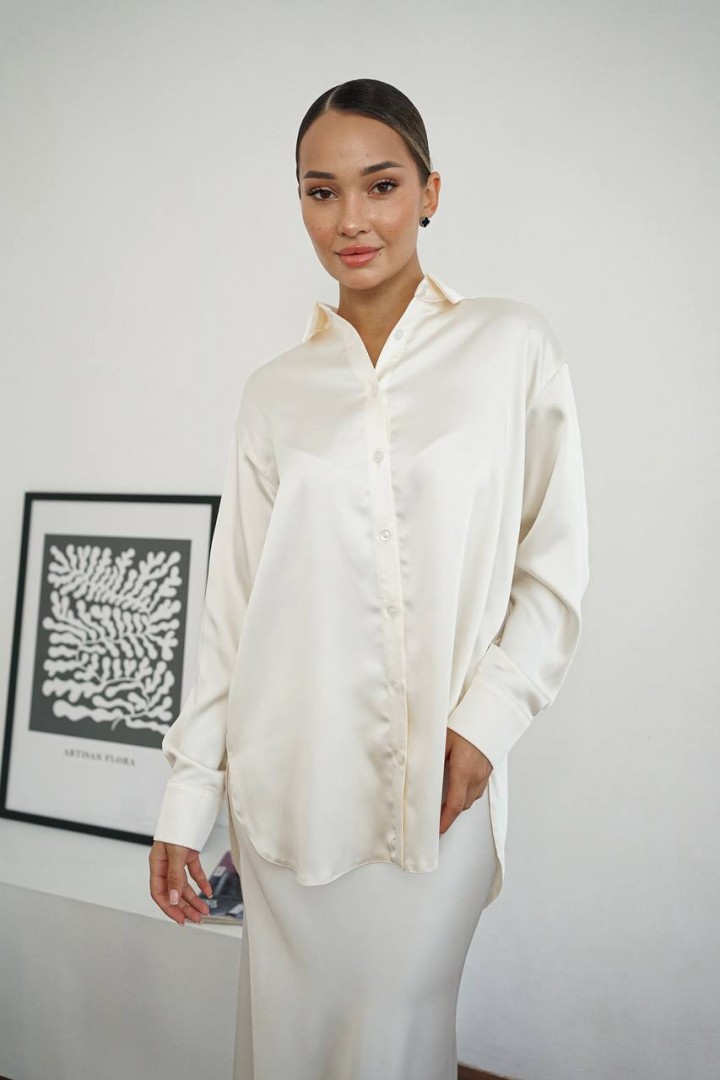 Рубашка из атласа LILO-285A590