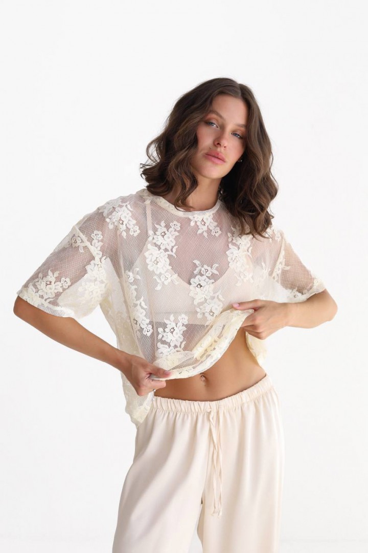 Футболка из кружева LILO-343A650