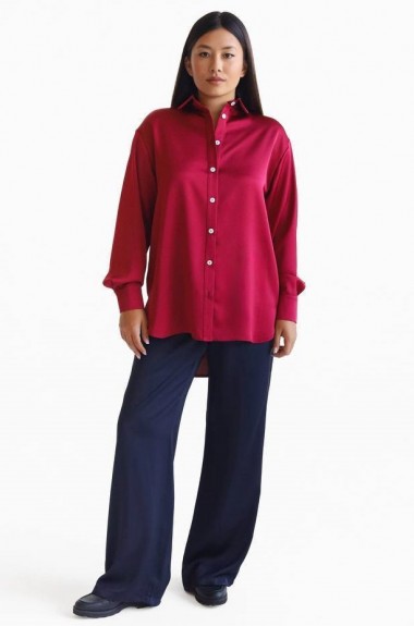 Рубашка из атласа LILO-285A590