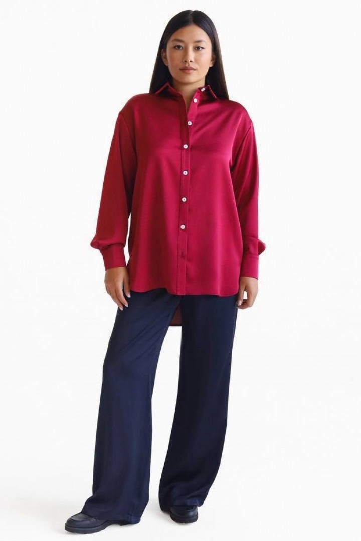 Рубашка из атласа LILO-285A590