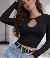 Облегающий лонгслив-топ MIK-1725A270