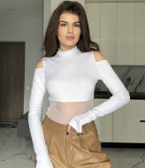 Стильный боди с длинными рукавами MIK-1540A150