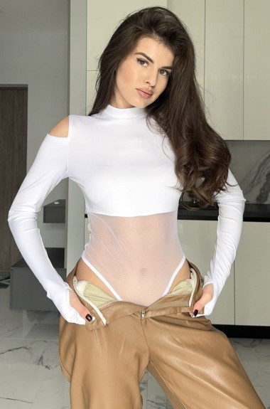 Стильный боди с длинными рукавами MIK-1540A150