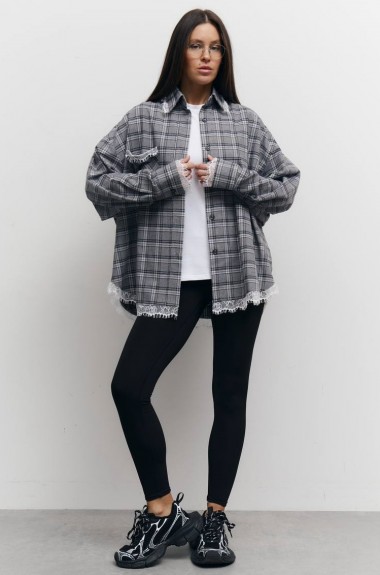 Рубашка с кружевом LILO-408A1150