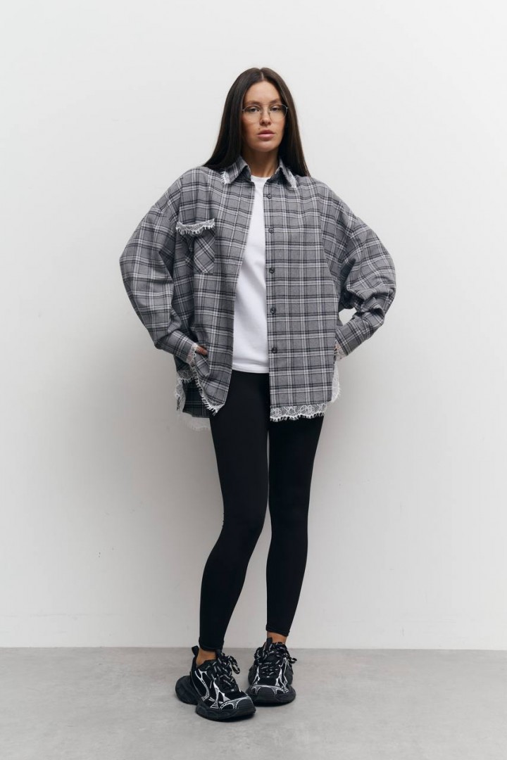 Рубашка с кружевом LILO-408A1150