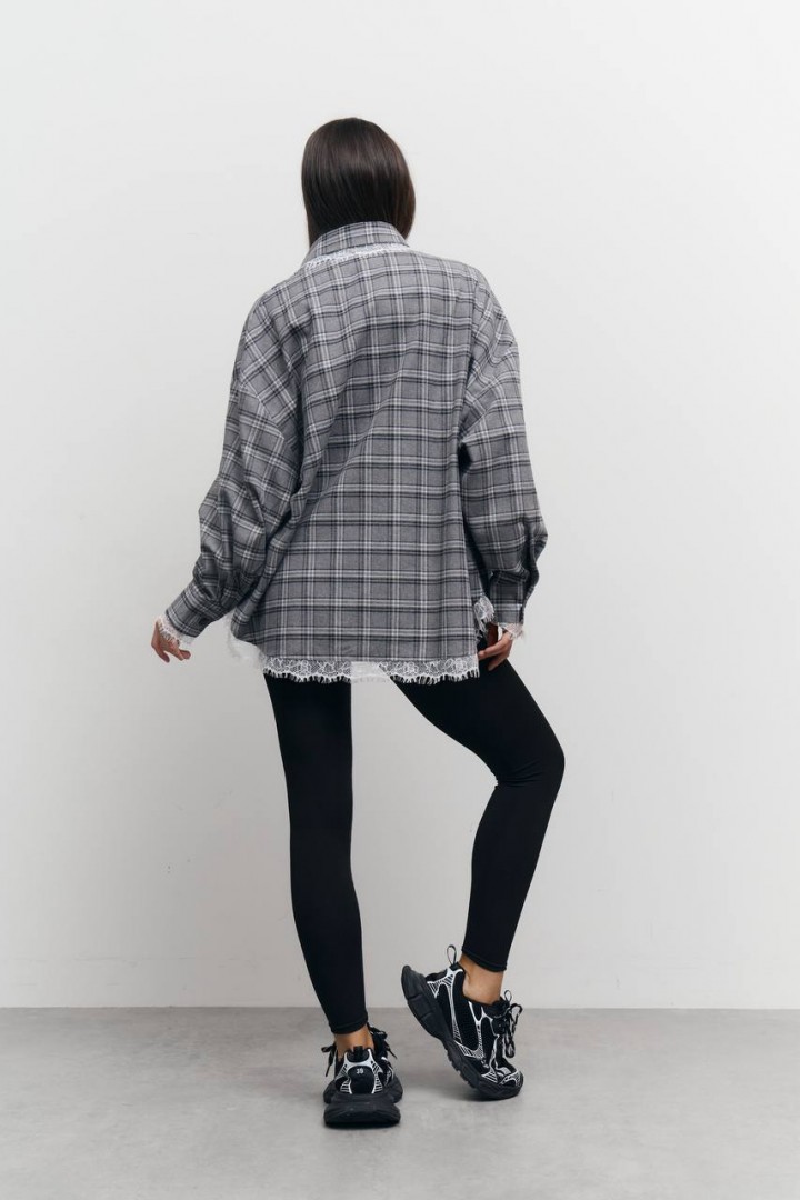 Рубашка с кружевом LILO-408A1150