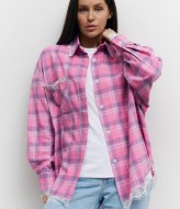 Рубашка с кружевом LILO-408A1150