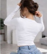 Облегающий лонгслив-топ MIK-1725A270