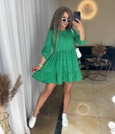 Короткое платье с воланом IND-1055A350