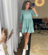 Короткое платье с воланом IND-1055A350