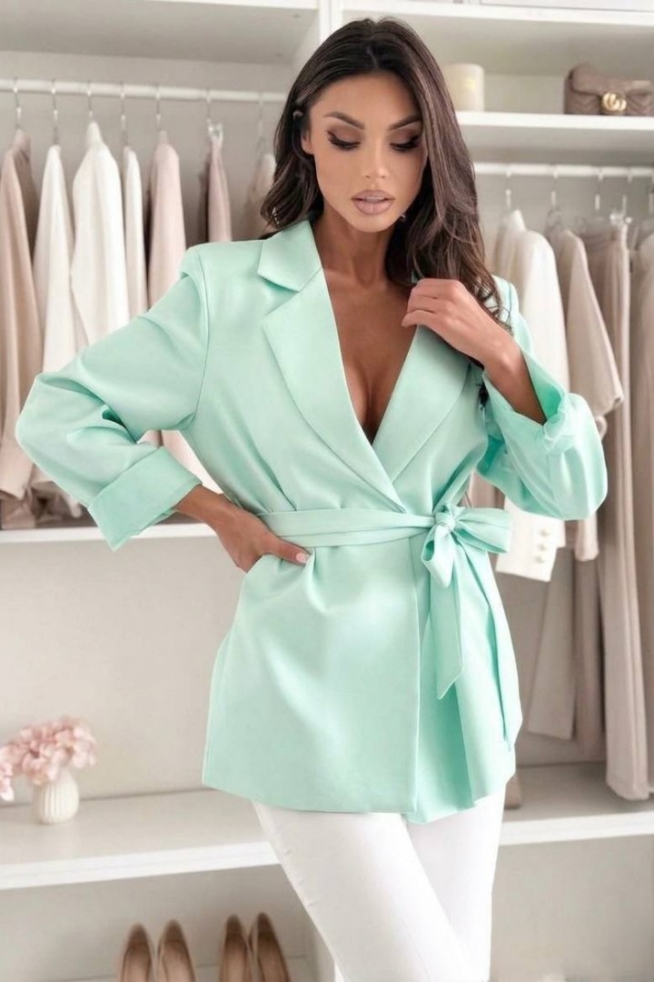 Женский пиджак с поясом IO-813A600