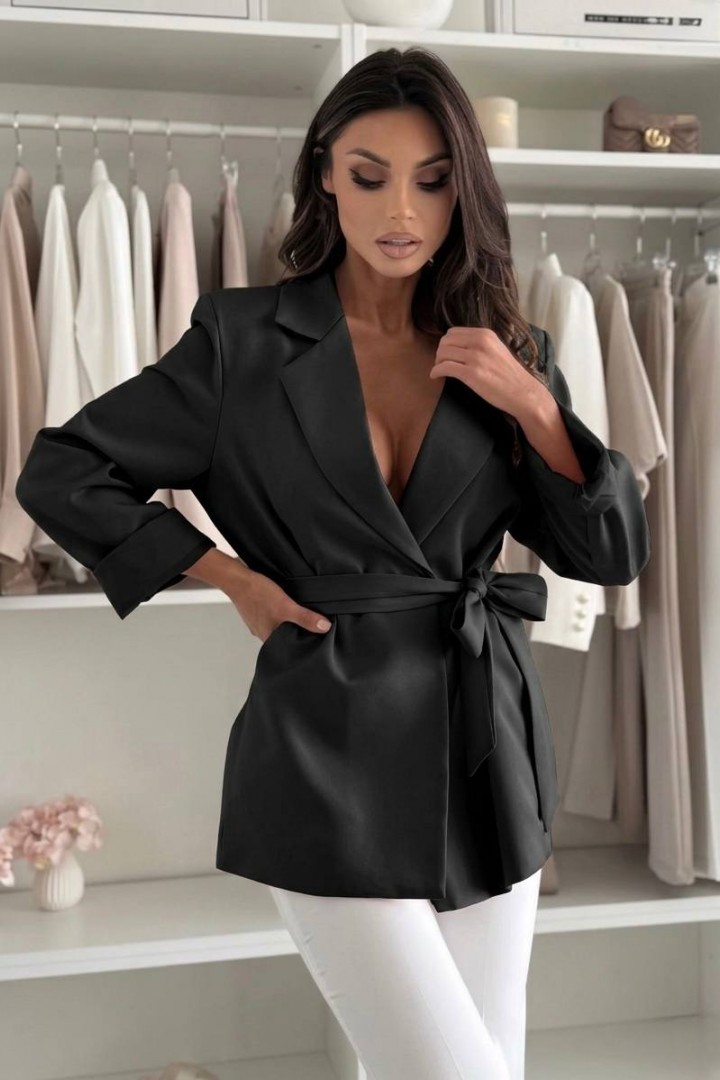 Женский пиджак с поясом IO-813A600