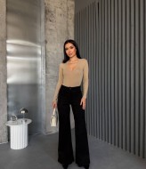 Замшевые брюки с высокой посадкой MIK-9108A460