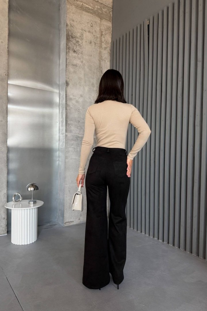 Замшевые брюки с высокой посадкой MIK-9108A460