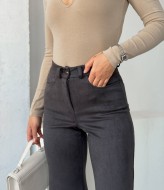 Замшевые брюки с высокой посадкой MIK-9108A460