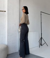 Замшевые брюки с высокой посадкой MIK-9108A460