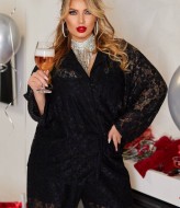 Кружевный брючный костюм двойка YM-7004A22