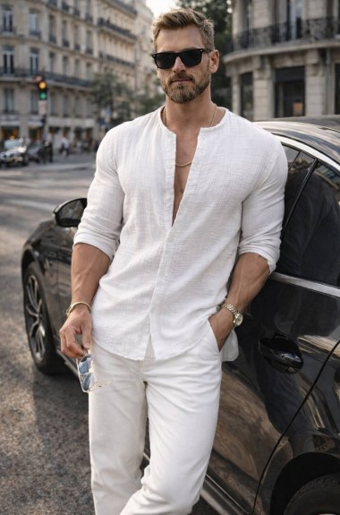 Дихаюча чоловіча сорочка LSA-691A450 Дихаюча чоловіча сорочка LSA-691A450