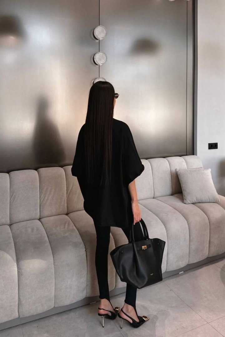 Стильная базовая футболка oversize IMMA-462A399