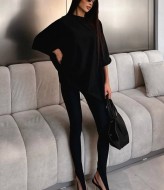 Стильная базовая футболка oversize IMMA-462A399