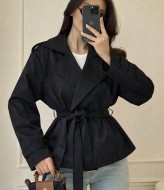 Женский тренч с плечиками NK-657A600