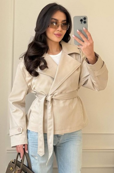 Женский тренч с плечиками NK-657A600 Женский тренч с плечиками NK-657A600