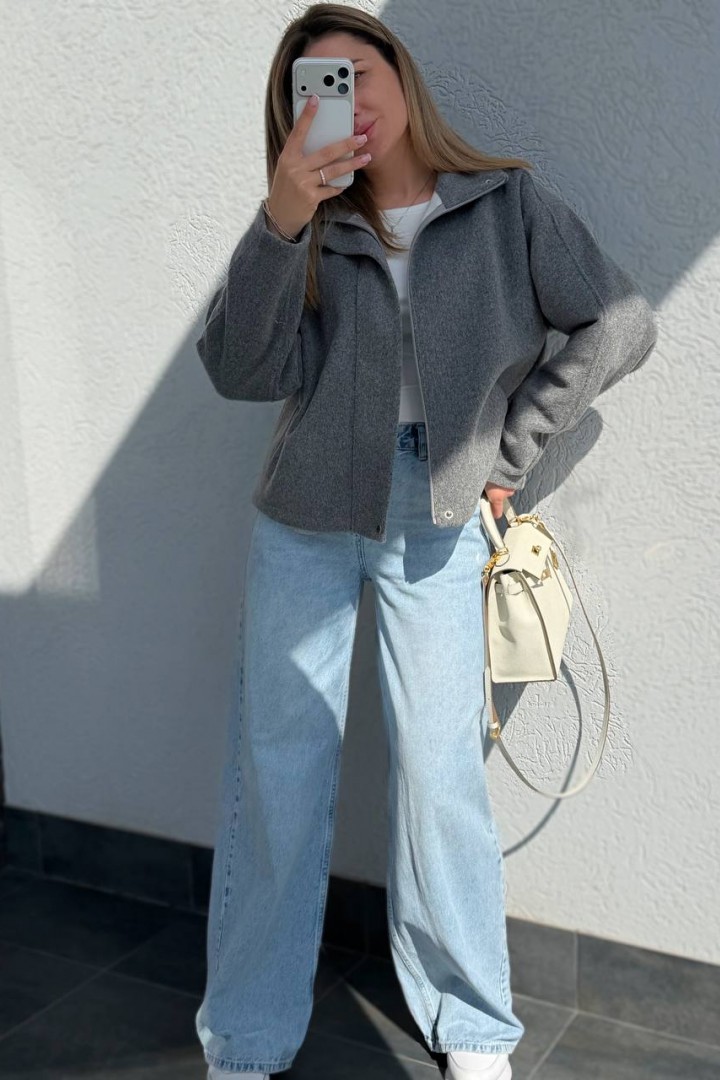 Короткий кашемировый бомбер KG-225A640