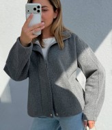 Короткий кашемировый бомбер KG-225A640