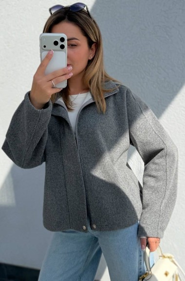 Короткий кашемировый бомбер KG-225A640