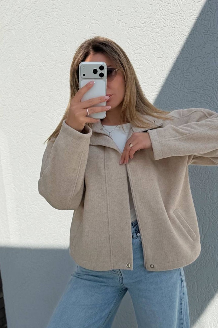 Короткий кашемировый бомбер KG-225A640