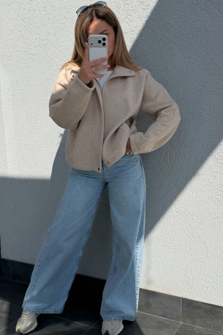 Короткий кашемировый бомбер KG-225A640