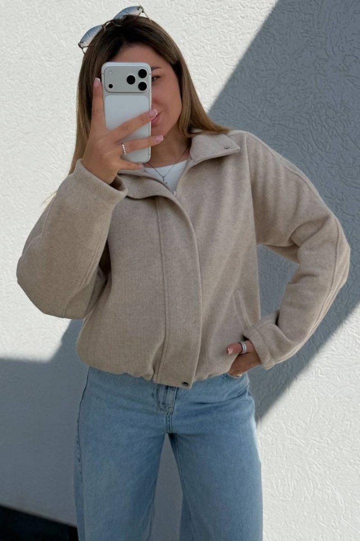 Короткий кашемировый бомбер KG-225A640