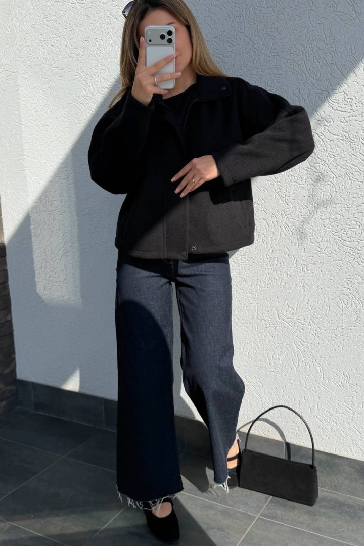 Короткий кашемировый бомбер KG-225A640