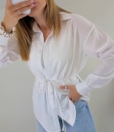 Льняная рубашка прямого кроя KG-123A450