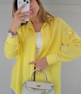 Льняная рубашка прямого кроя KG-123A450