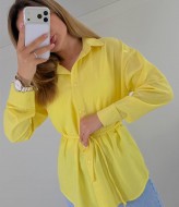 Льняная рубашка прямого кроя KG-123A450