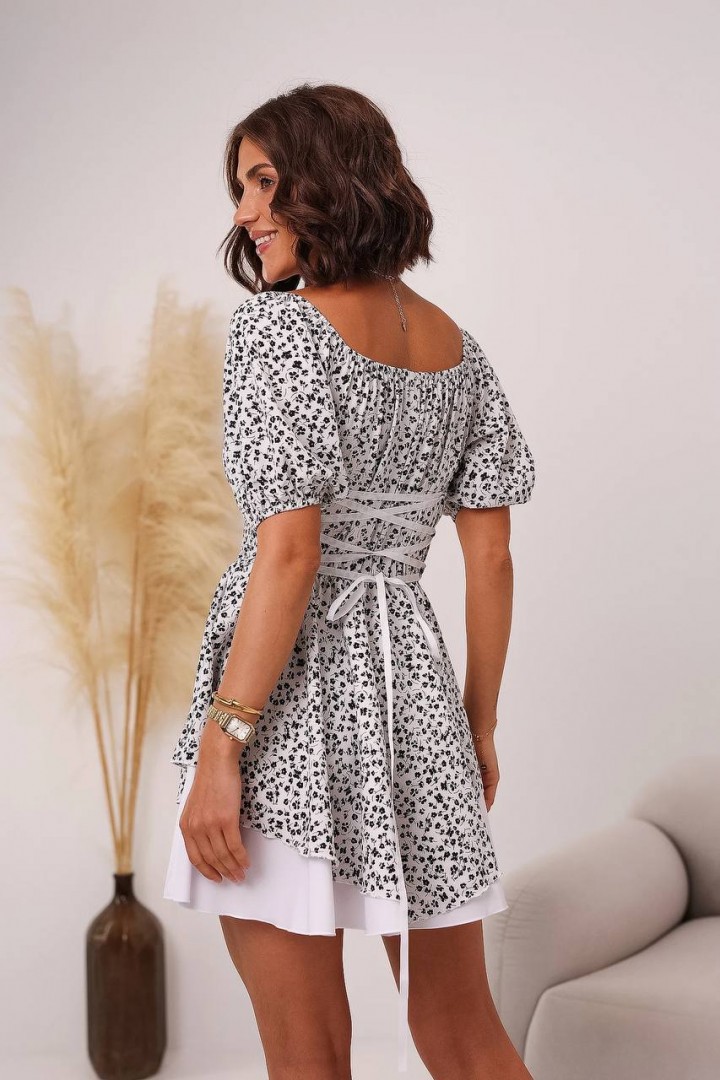 Великолепное платье со шнуровкой на спине HEB-1004A480