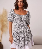 Великолепное платье со шнуровкой на спине HEB-1004A480