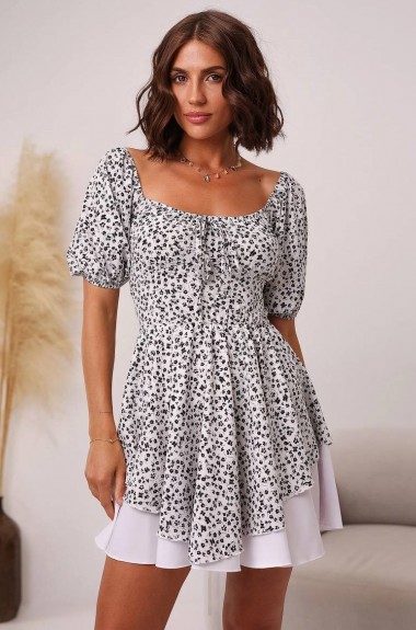 Великолепное платье со шнуровкой на спине HEB-1004A480